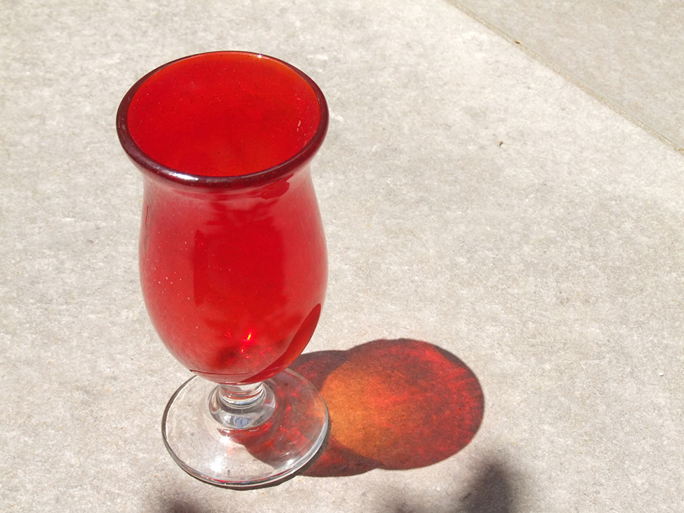 沖縄 奥原硝子製造所 琉球ガラス 民藝品 コーヒーグラス ワイングラス