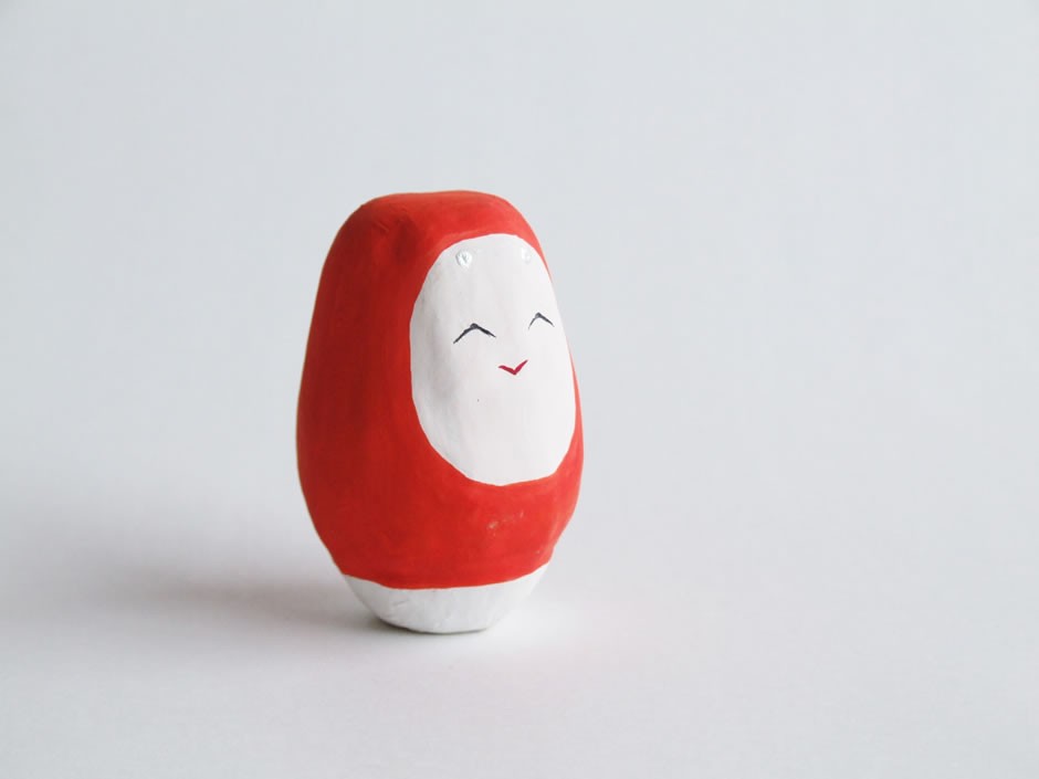 郷土玩具 民藝 滋賀県 近江だるまやんちゃ姫 : おまめ - 通販 - Yahoo
