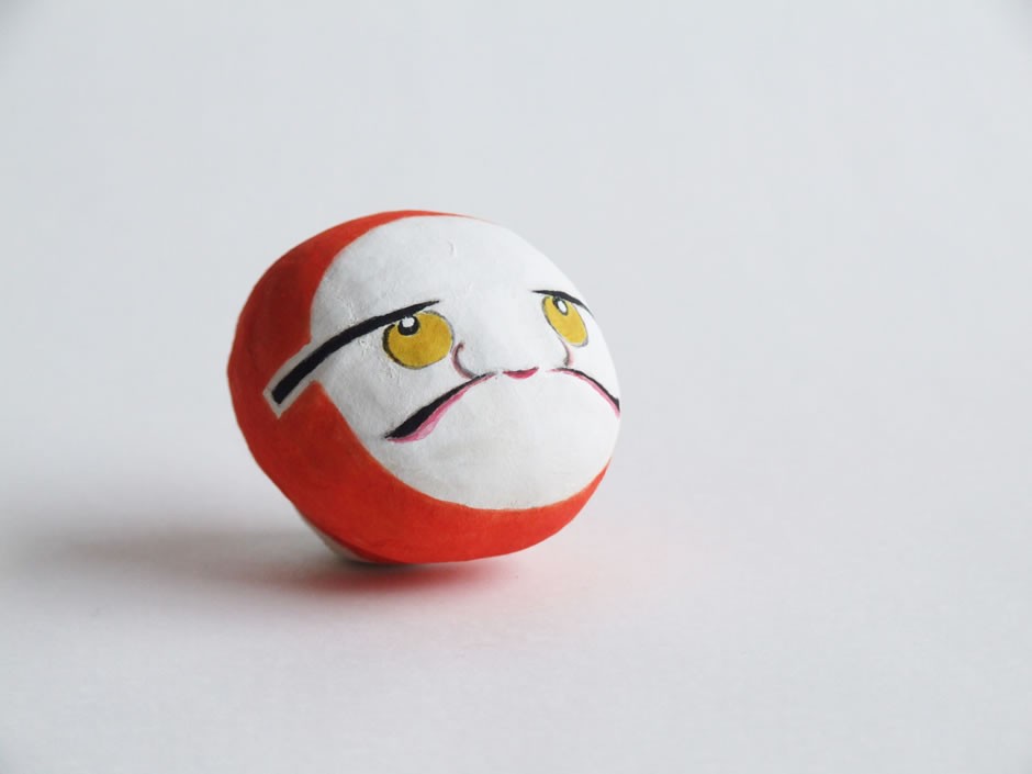 郷土玩具 民藝 滋賀県 近江だるま上睨み : おまめ - 通販 - Yahoo