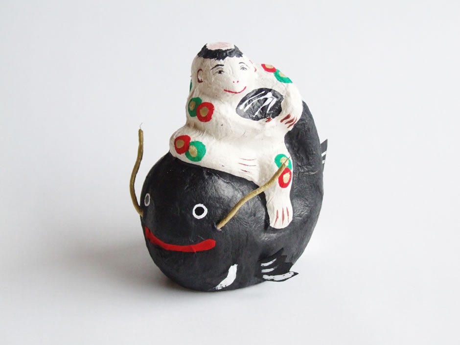 郷土玩具 民藝 岩手県 六原張子 さわはん工房 河童大将 : おまめ