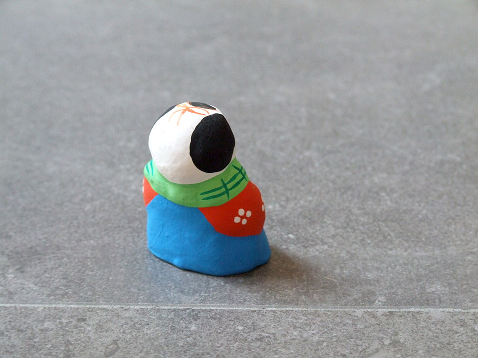 郷土玩具 民藝 福島県 工房千想 猫抱き童子 哀 縁起物 置物 開運