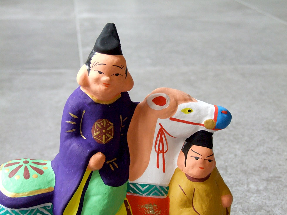 郷土玩具 民藝 福島県 工房千想 馬引き 干支 午 縁起物 置物 開運