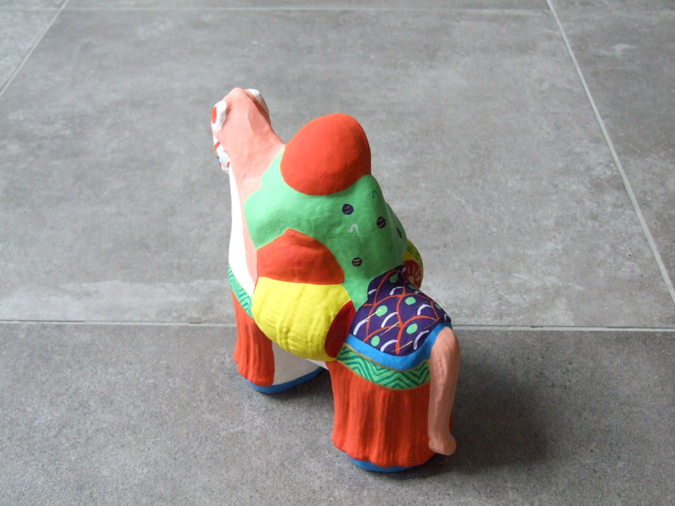 縁起物 土人形 郷土玩具 馬乗り 黒馬 こどもの日 武士 置物 縁起物 土人形 郷土玩具 馬乗り 黒馬 こどもの日 武士 置物 土