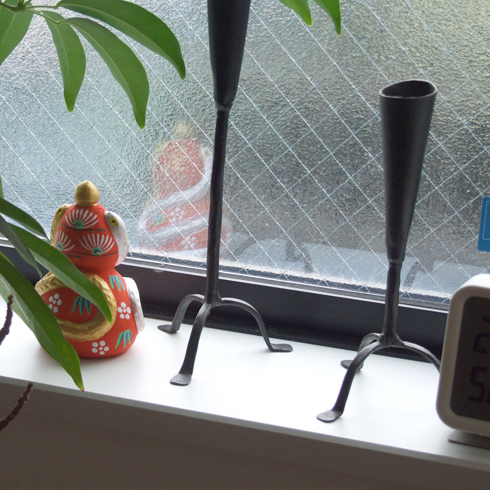 郷土玩具 民藝 福島県 工房千想 ひょうたん乗り巳 干支 蛇 縁起物 置物