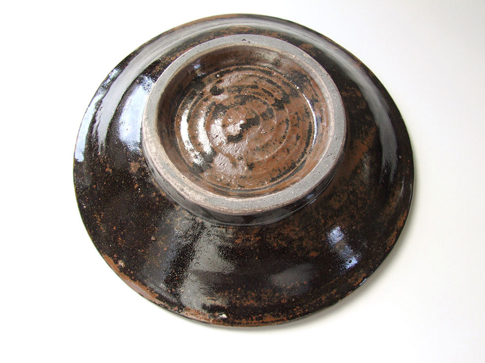 やちむん 民藝 照屋窯 照屋佳信 8.5寸皿 中皿 重2 : おまめ - 通販