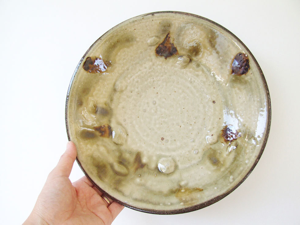 やちむん 民藝 照屋窯 照屋佳信 8.5寸皿 中皿 上3 : おまめ - 通販