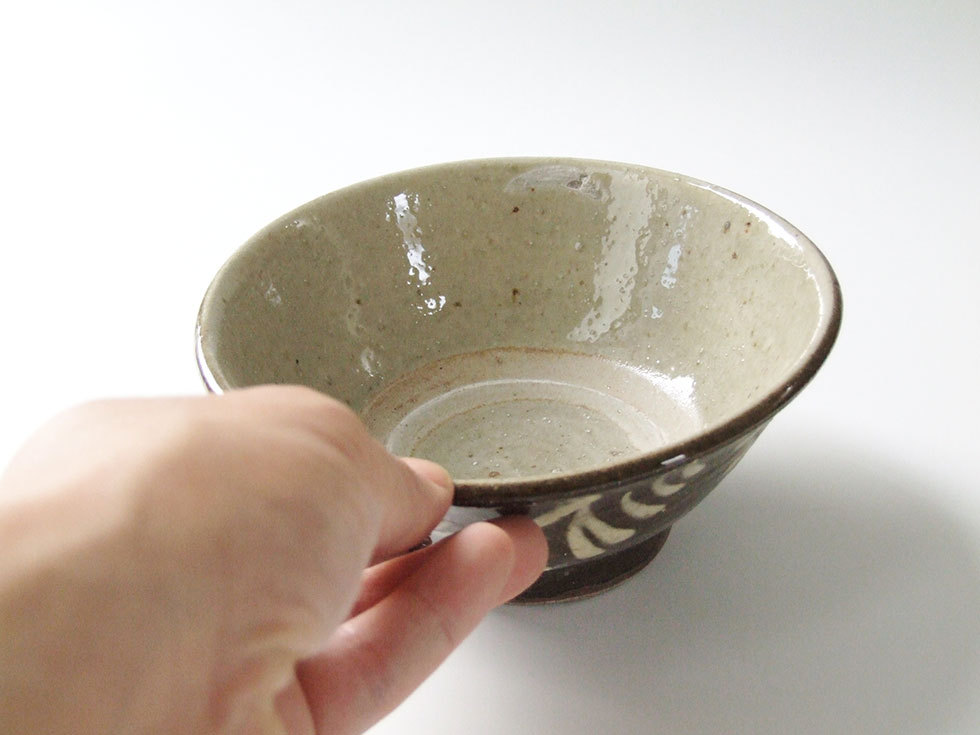 やちむん 民藝 照屋窯 照屋佳信 5寸マカイ(お茶碗) 重3 : おまめ