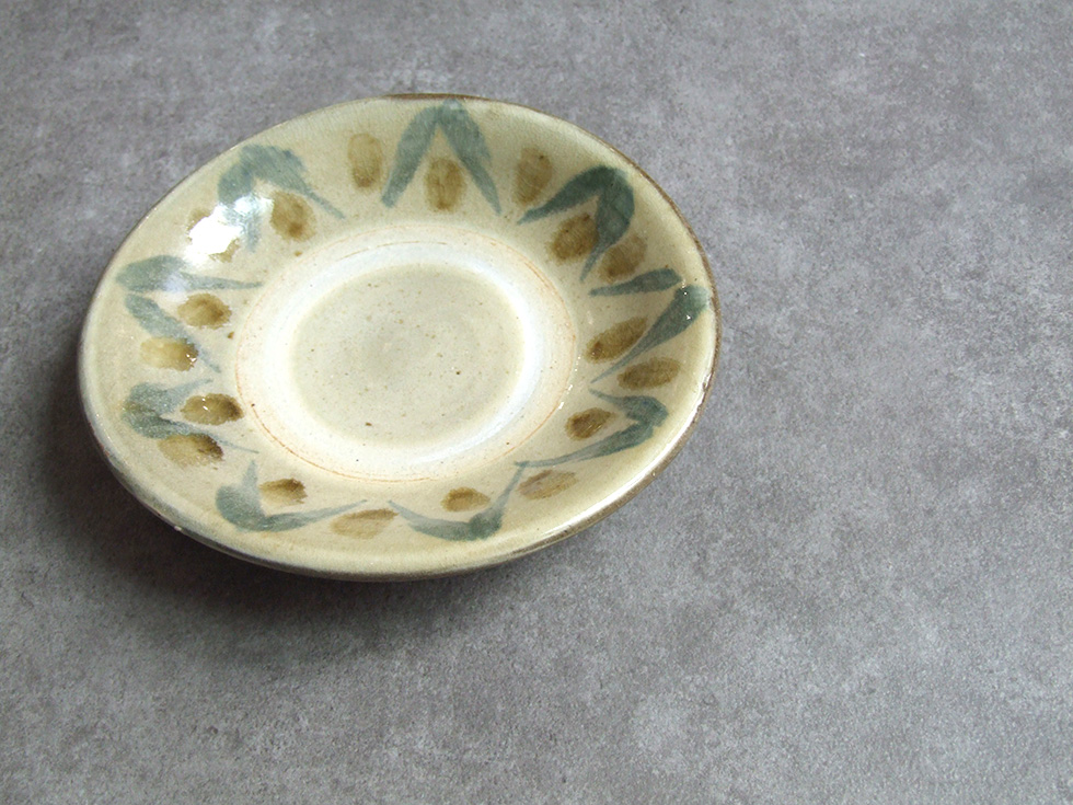 やちむん 民藝 照屋窯 照屋佳信 5寸皿 小皿 重2 : おまめ - 通販