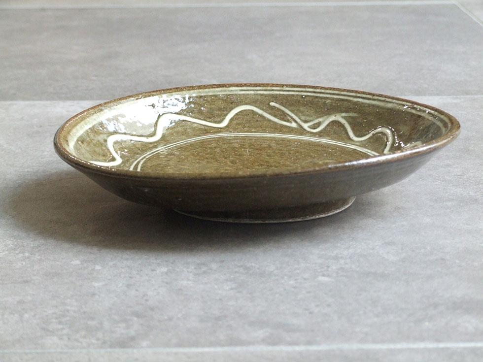 やちむん 民藝 照屋窯 照屋佳信 8寸皿 中皿 上2 : おまめ - 通販