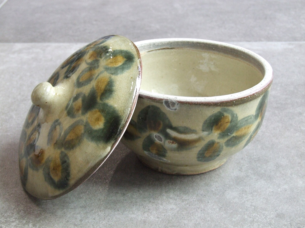 やちむん 民藝 照屋窯 照屋佳信 5寸タラフー 蓋物2 : おまめ - 通販