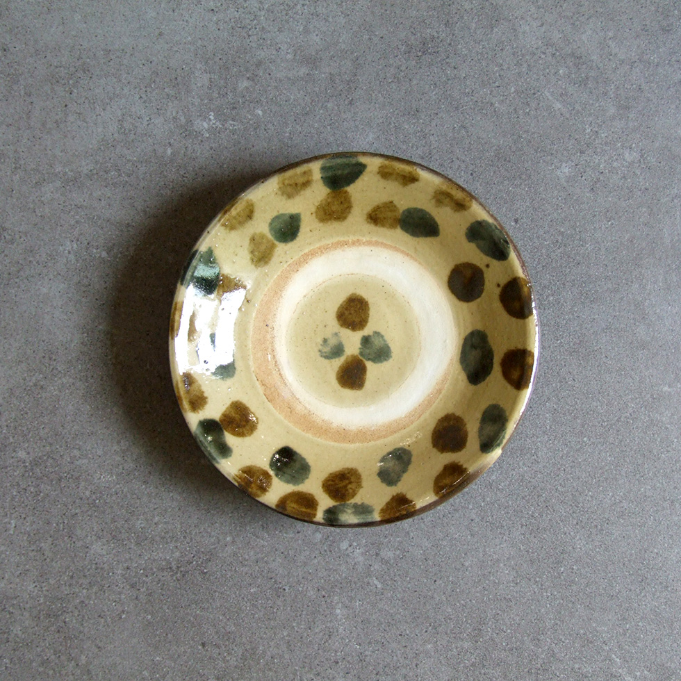 やちむん 民藝 照屋窯 照屋佳信 6.5寸皿 中皿 重2 : おまめ - 通販