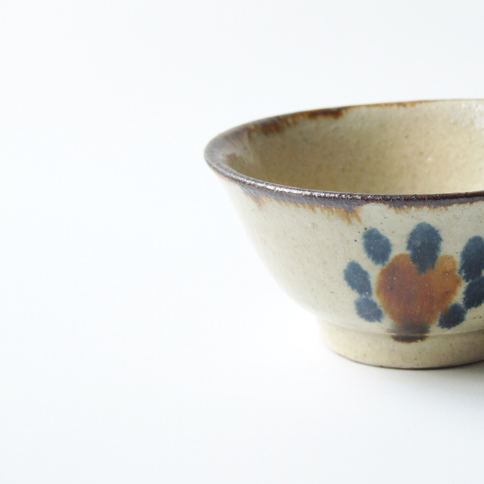 山田　義力　やちむん　お茶碗湯呑み4点セット omame_yachimun602