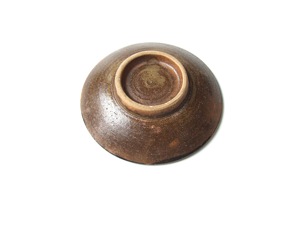 やちむん 民藝 読谷山焼 北窯 松田共司4.5寸皿 小皿 コバルト唐草