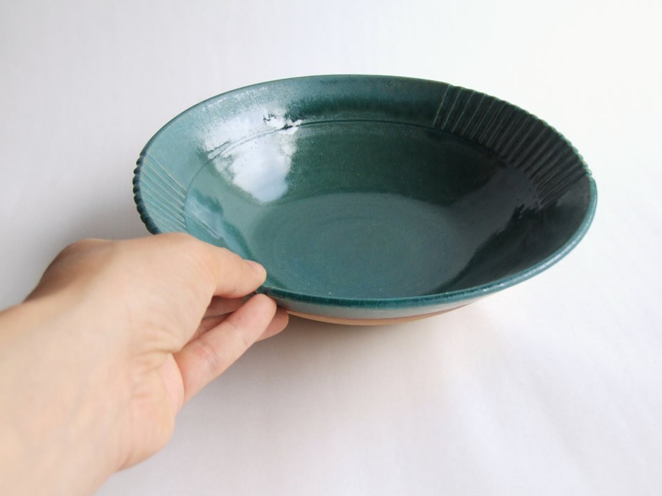 大嶺工房 やちむん ペルシャブルー 平皿17cm 2枚セット 大嶺工房 大嶺