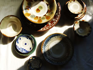 やちむん 民藝 東焼東窯 榮一工房徳利 三彩 : おまめ - 通販 - Yahoo