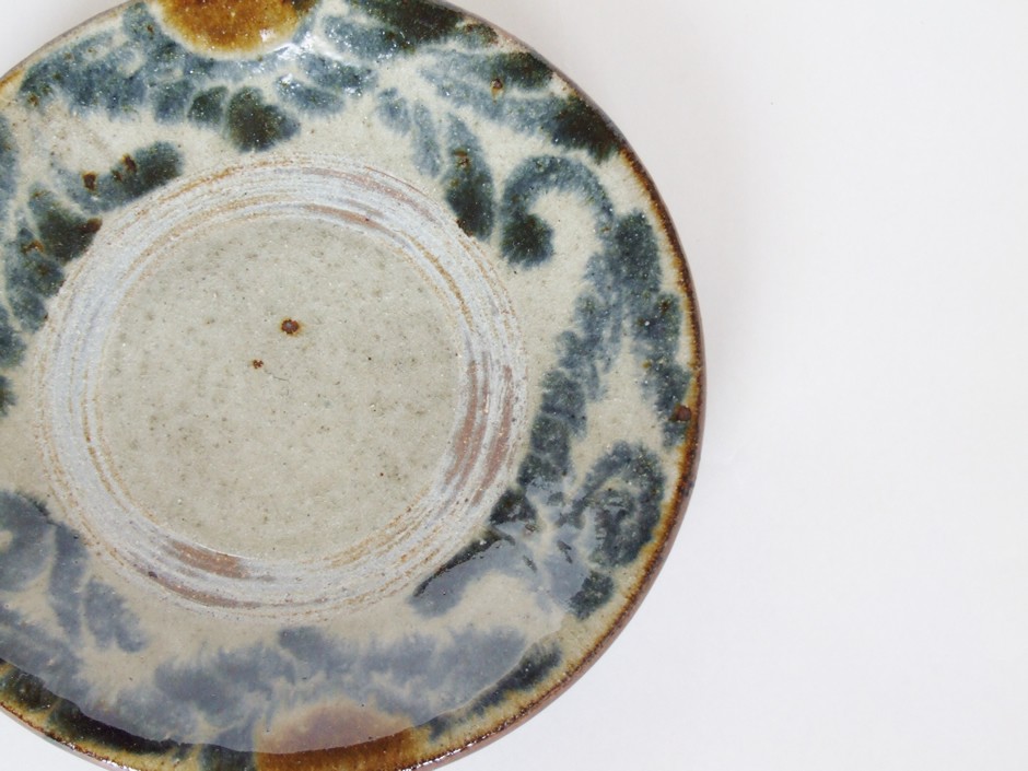 やちむん 民藝 大宜味窯 菅原謙5.5寸皿 呉須唐草 : おまめ - 通販