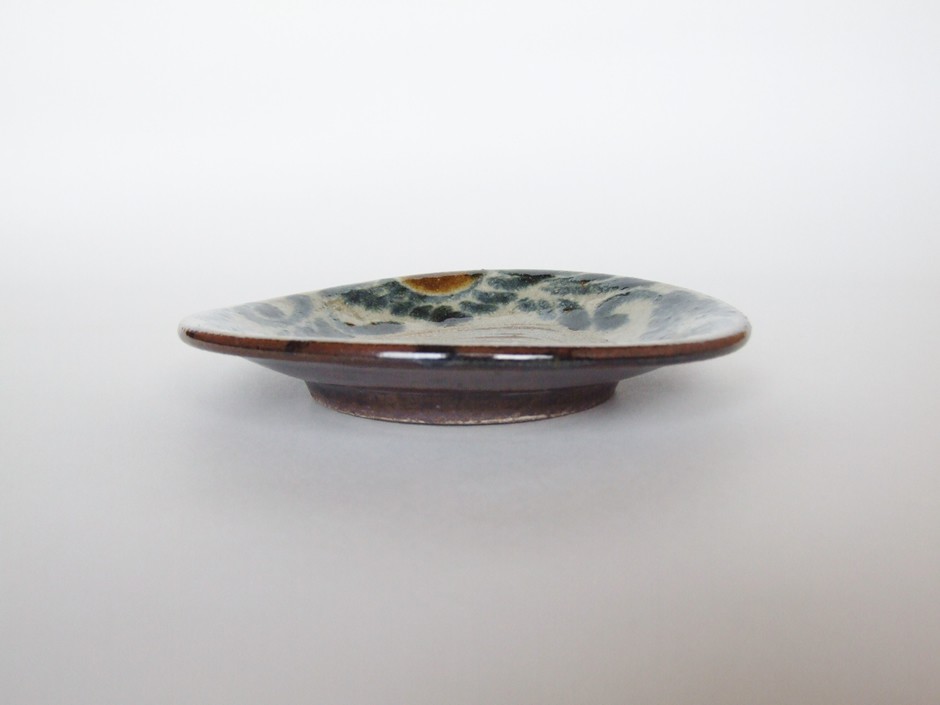 やちむん 民藝 大宜味窯 菅原謙5.5寸皿 呉須唐草 : おまめ - 通販