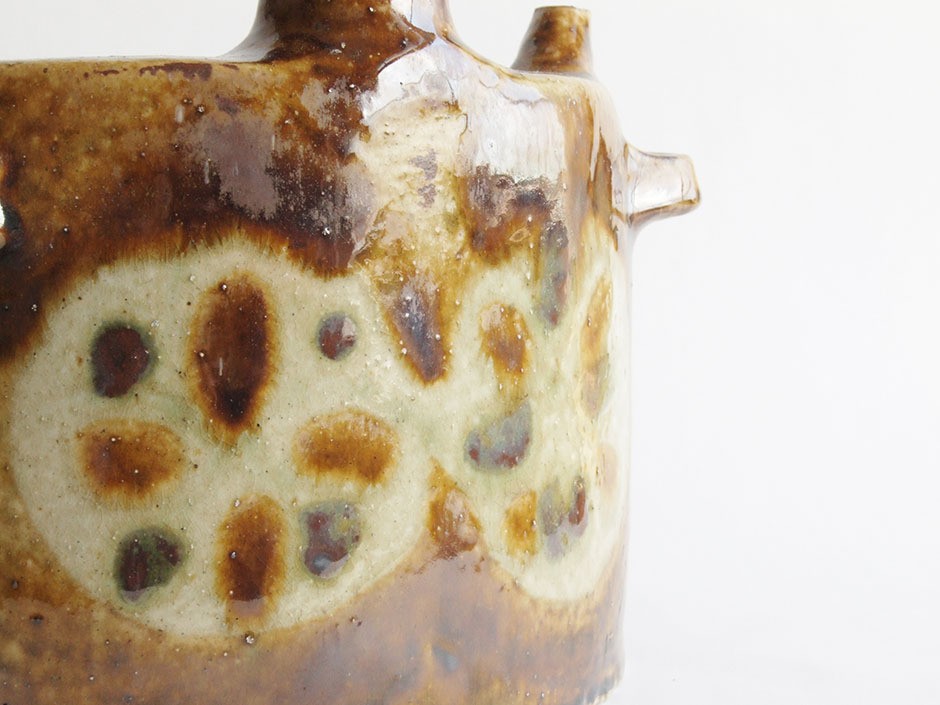 やちむん 民藝 照屋窯 照屋佳信 抱瓶 大 : おまめ - 通販 - Yahoo