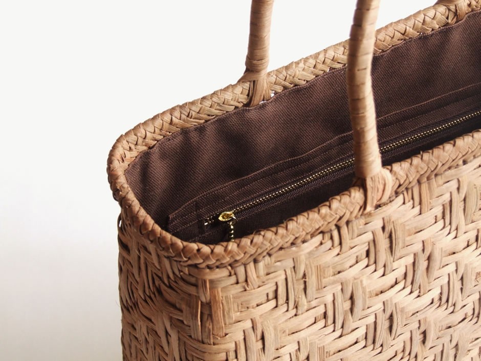 山葡萄 かごバッグ 長野県産 国産籠 蔓 作家一点もの 純国産山葡萄かごバッグ】作家一点物 籠バッグ 山ぶどう 日本製