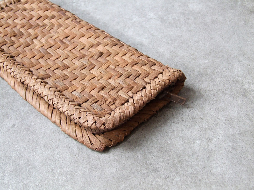 純国産 籠作家悠帆さん作 山葡萄財布 網代編み : おまめ - 通販