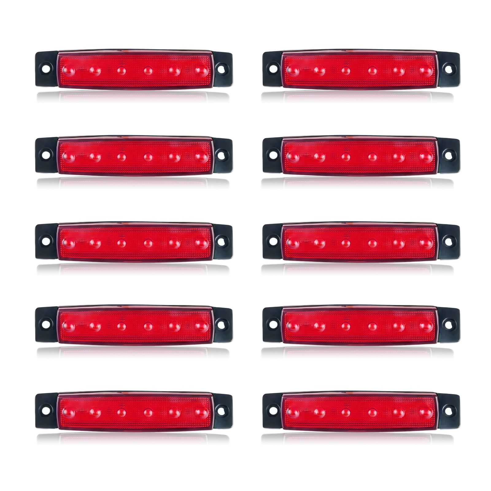 ぼ*く様 半額スタート!! LED バスマーカー 12-24V兼用 ダウンライト 半額スタート!! LED バスマーカー 12-24V兼用 ダウンライト付 レッド