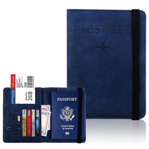 通帳ケース 磁気防止 通帳 RFID 大容量 財布 パスポートケース スキミング防止 母子手帳 カー...