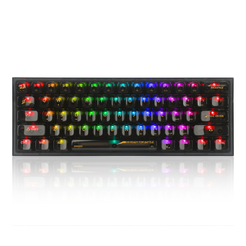 REDRAGON K617CTB-RGB 英語配列 61キー クリアメカニカルキーボード