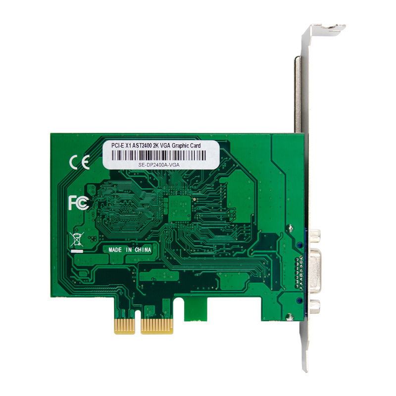 ATI XCLAIM VR128 PCIグラフィックボード 新品未開封 PCIe x1 VGA グラフィックボード ST425 ASPEED AST2400搭載 UEFI対応