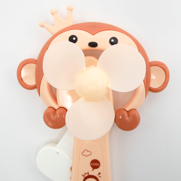 サルちゃんせんぷうき　ハンディファン 簡易扇風機 手動式 電池不要 エコ アニマル型 おもちゃ 栃木 日光東照宮 三猿 さる お土産 可愛い キッズ 遠足 修学旅行 |  | 01