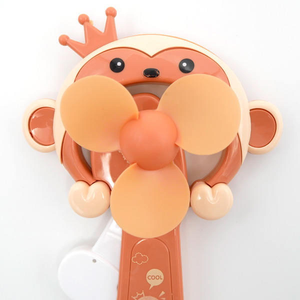サルちゃんせんぷうき　ハンディファン 簡易扇風機 手動式 電池不要 エコ アニマル型 おもちゃ 栃木 日光東照宮 三猿 さる お土産 可愛い キッズ 遠足 修学旅行 |  | 02