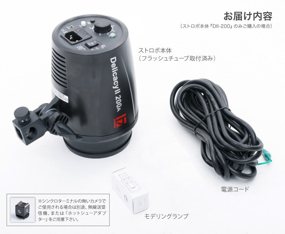 機材屋オムニバス - イージーストロボ デリカシー200W DII-200