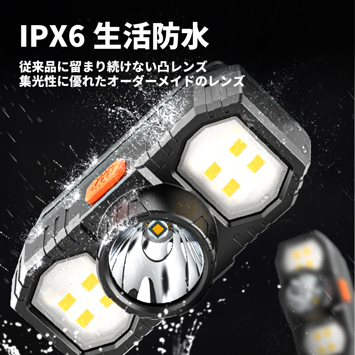 Amazon.co.jp: Nikatto ヘッドライト ヘッドランプ＋多機能収納
