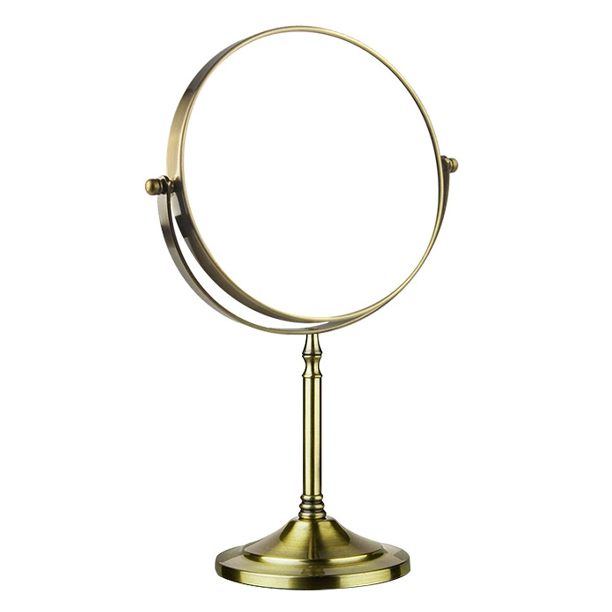 高螺旋型 鏡 卓上 ドレッサー おしゃれ 大きい 真鍮 拡大 シンプル