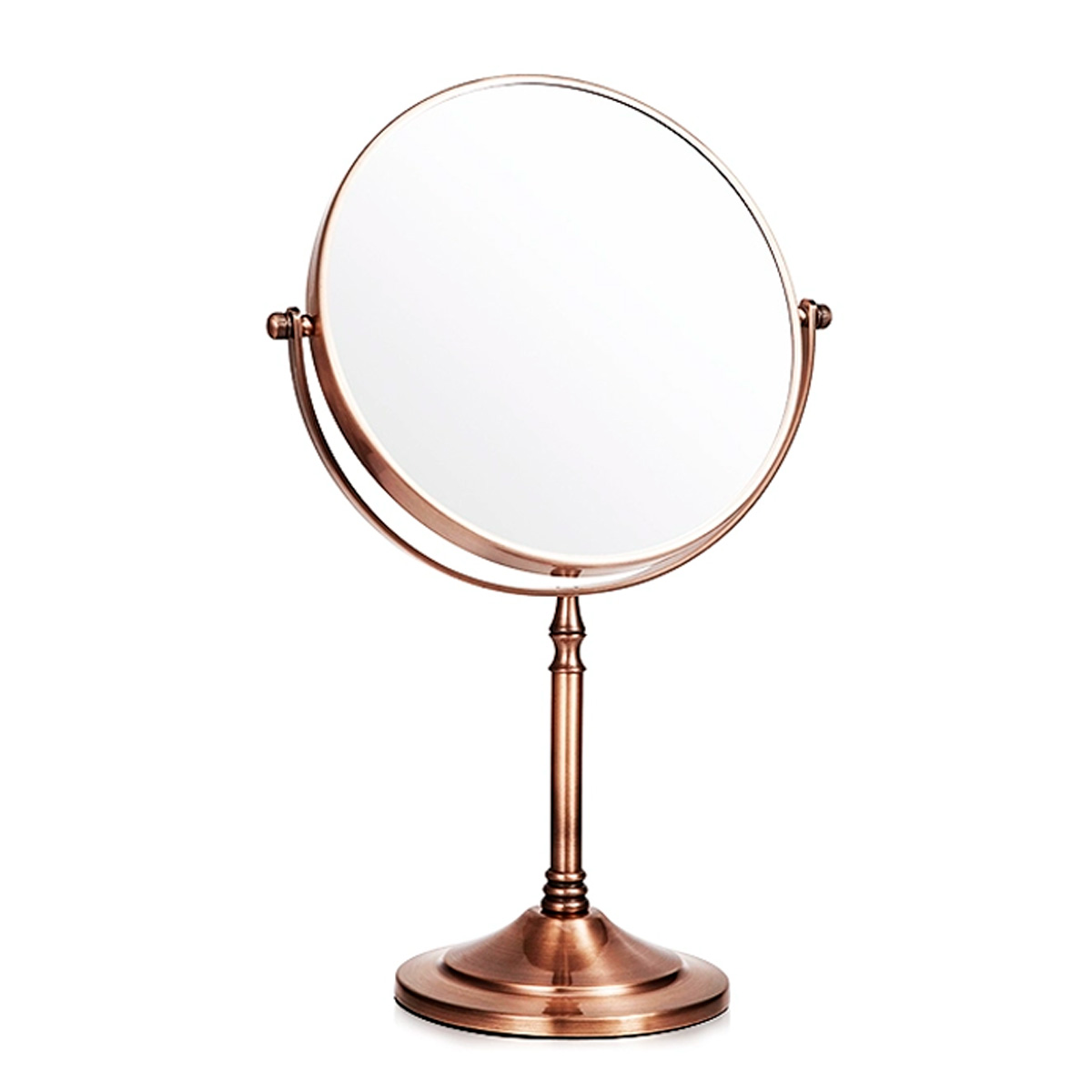 高螺旋型 鏡 卓上 ドレッサー おしゃれ 大きい 真鍮 拡大 シンプル