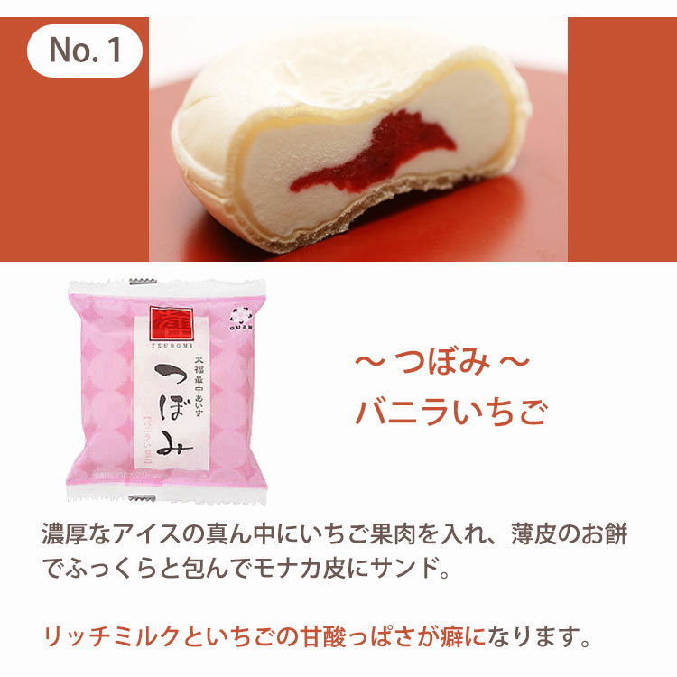 モナカ大福おもち⭐︎ お中元 アイス 詰め合わせ 大福最中あいす〜つぼみ〜 （2種・12