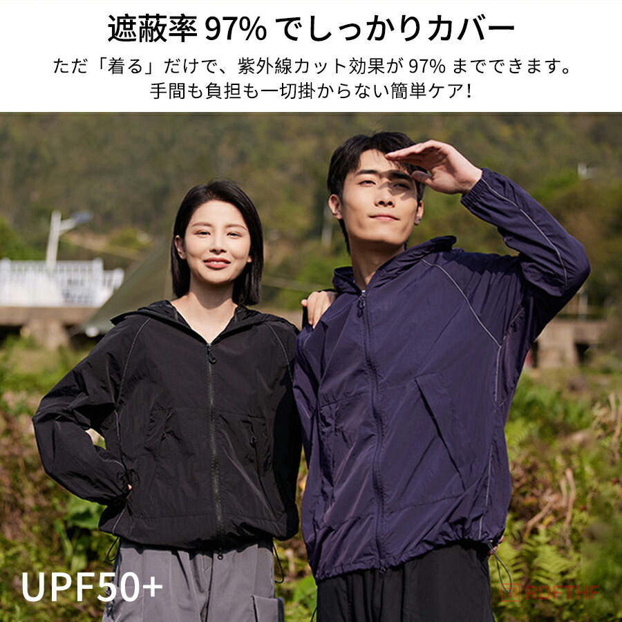 冷感 -7℃ UPF100+ ラッシュガード UVカット 長袖 ジップアップ