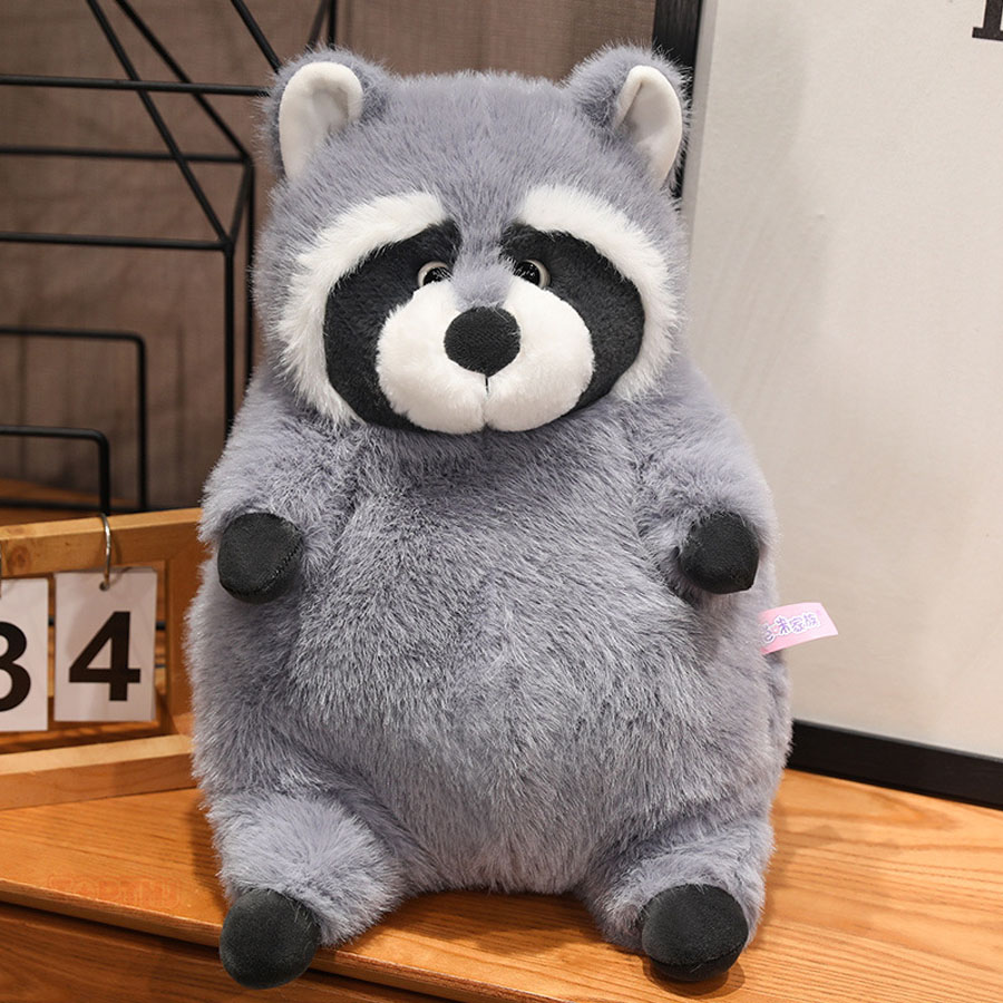 アライグマ ぬいぐるみ 抱き枕 だきまくら 動物ぬいぐるみ ふわふわ