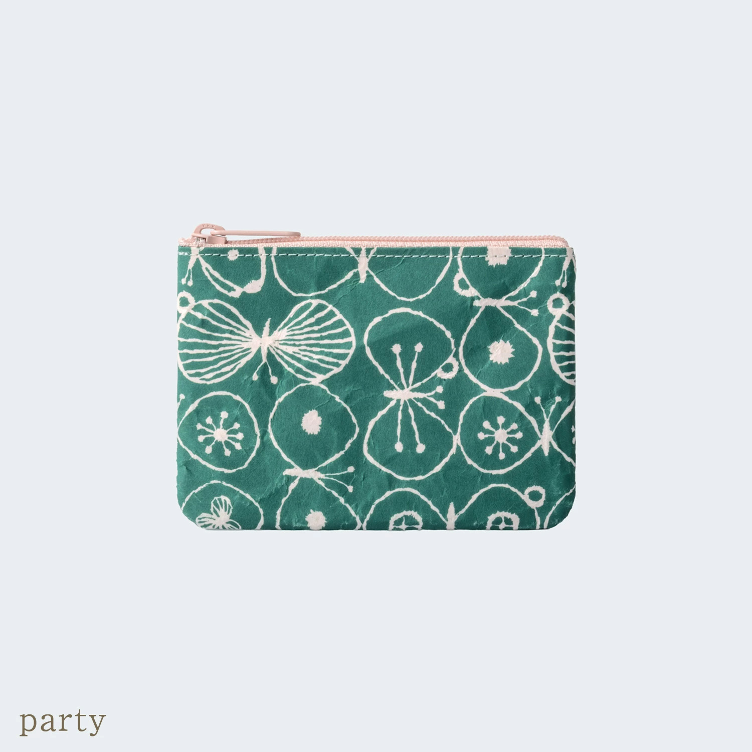 SIWA・紙和 mina perhonen × SIWA コインケース wide 全6柄 うさぎ・蝶