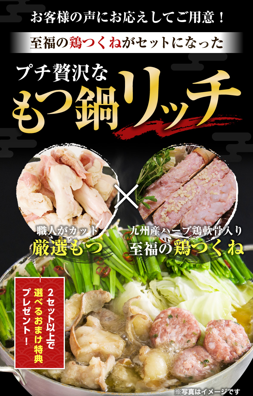 あすつく 博多もつ鍋セット合計750g ホルモン500g+九州産鶏つくね250g リッチ2-3人前 特産品 大阪 ギフト 取り寄せ 具材 福岡 cp  :motsunabe-0001:博多もつ鍋と餃子 マイニチトッカ - 通販 - Yahoo!ショッピング