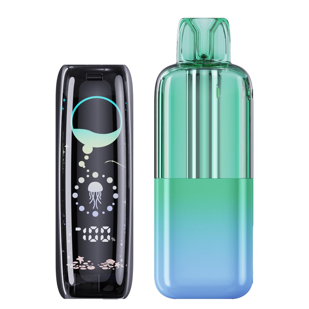 電子タバコ VAPE AQUA JELLY アクアジェリー 本体 バッテリー POD セット 使い捨て 持ち運び シーシャ ニコチン0 タール0 禁煙グッズ |  | 02