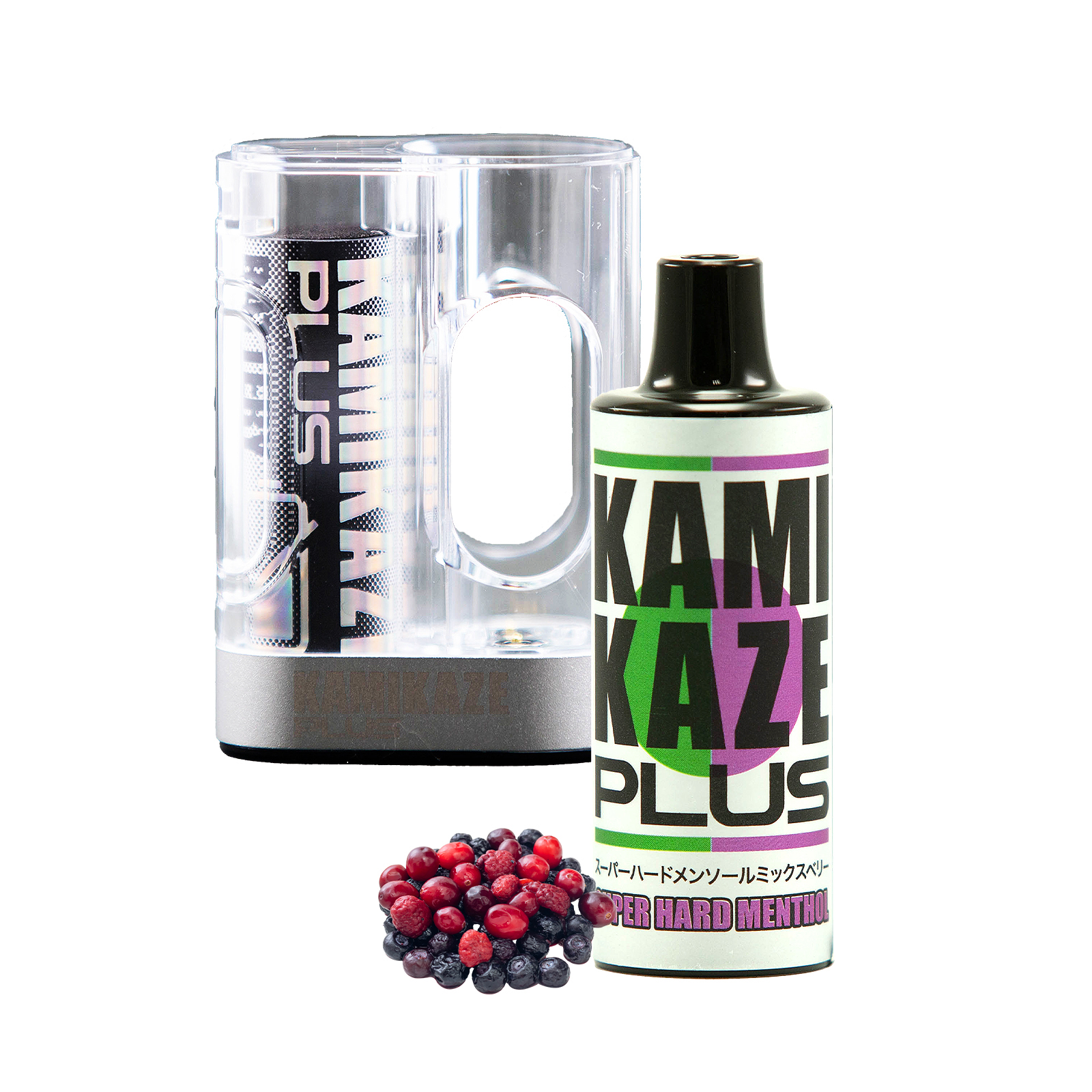 KAMIKAZE PLUS 本体＋PODセット カミカゼ プラス 電子タバコ vape シーシャ 大容量 持ち運び便利 禁煙グッズ ニコチン0  タール0 ベイプ 爆煙