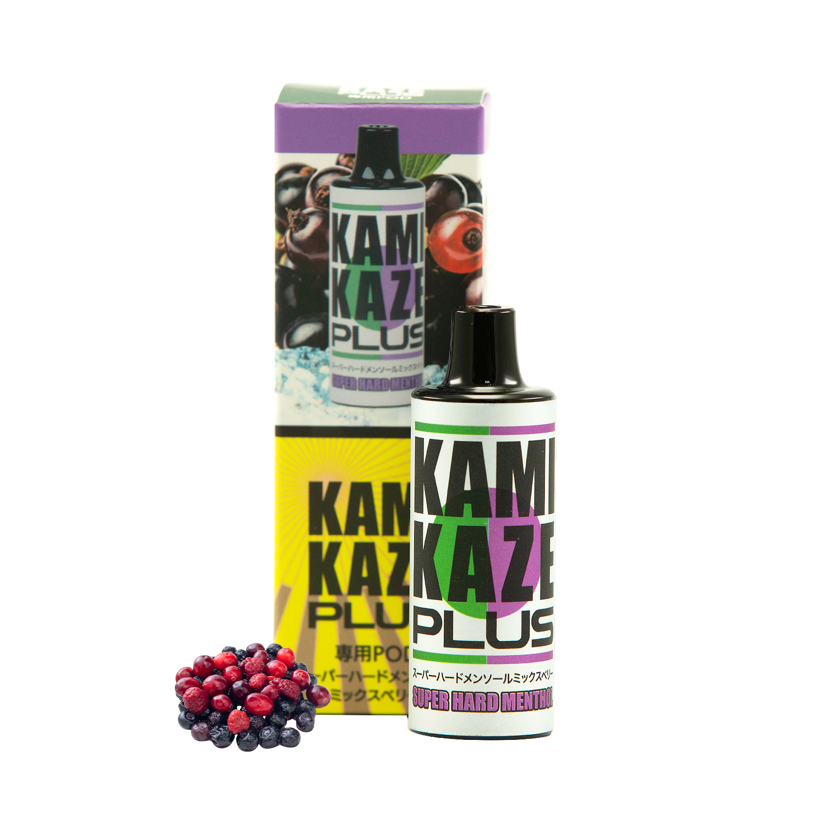 KAMIKAZE PLUS カミカゼ プラス  交換用POD 5個セット 電子タバコ vape リキッド充填済み シーシャ 大容量 持ち運び便利 禁煙グッズ ニコチン0 タール0 |  | 03