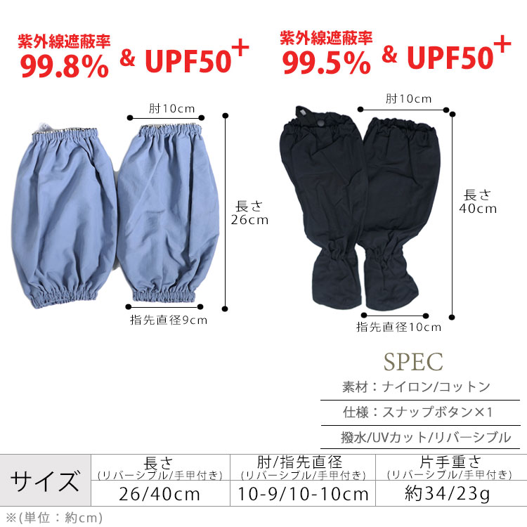 アームカバー 作業用 綿 撥水 UVカット おしゃれ ガーデニング 腕カバー 事務用 ロング 紫外線カット UV対策 袖口カバー キッチン 腕抜き  農作業 家事 コットン