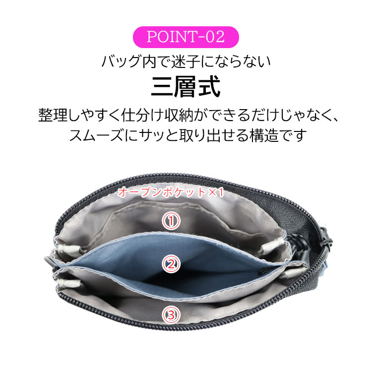 ショルダーバッグ サコッシュ レディース メンズ 軽量 斜め掛け スクエア 肩掛け おしゃれ 縦型 撥水 スマホポーチ 薄型バッグ 小さめ 登山 旅行 アウトドア 黒 関連画像5