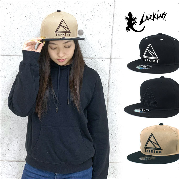 キャップ レディース 深め ブランド ラーキンス 帽子 LARKINS つば メンズ 大きいサイズ 刺繍 NY UV スナップバック ベースボールキャップ 無地 アウトドア 黒 |  | 10
