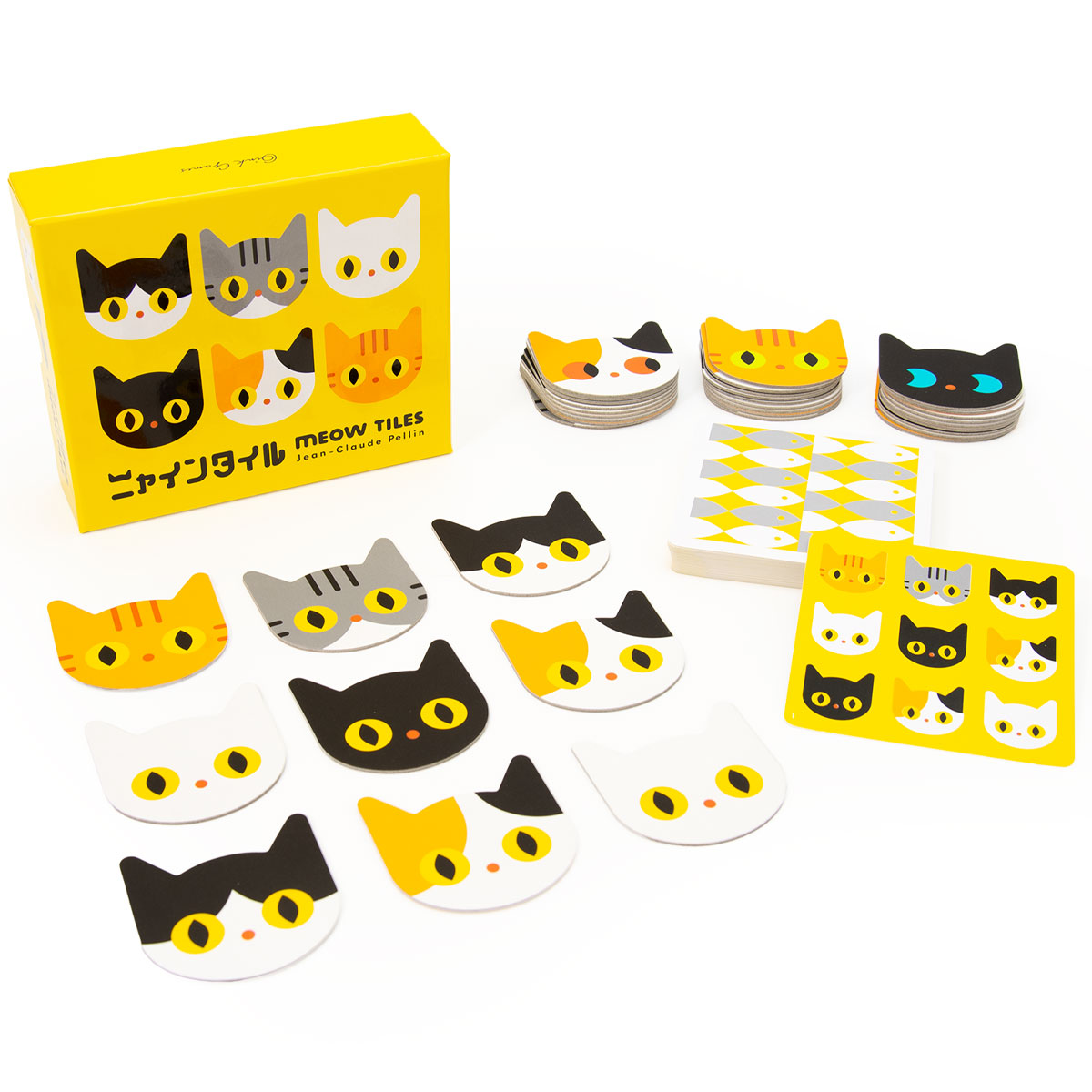 ニャインタイル ナインタイル 新品 ボードゲーム 子ども 小学生 大人 アナログゲーム テーブルゲーム ボドゲ おもちゃ 知育 誕生日プレゼント 子供 ギフト 男の子 女の子 家族 6歳以上 防災 おうち遊び オインクゲームム
