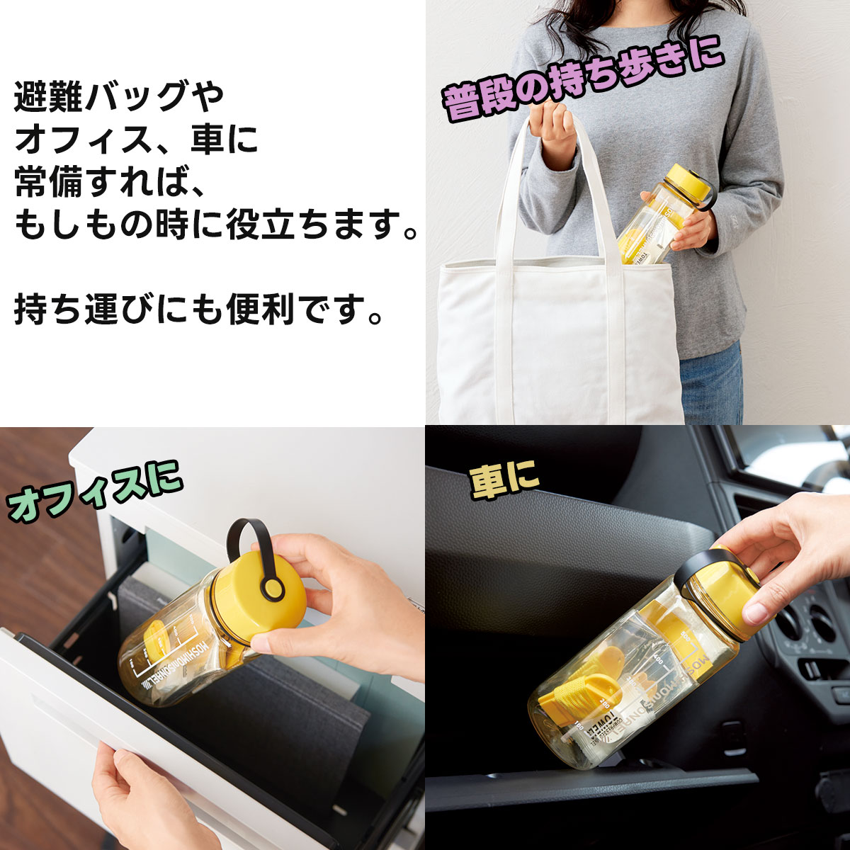 防災備蓄6点セット ボトル ホイッスル 圧縮タオル アルミシート マスク 防災ブック 非常用 持ち運び コンパクト 災害対策 避難セット 地震 台風 停電 備蓄 防寒グッズ 防災グッズ 避難用 防災士