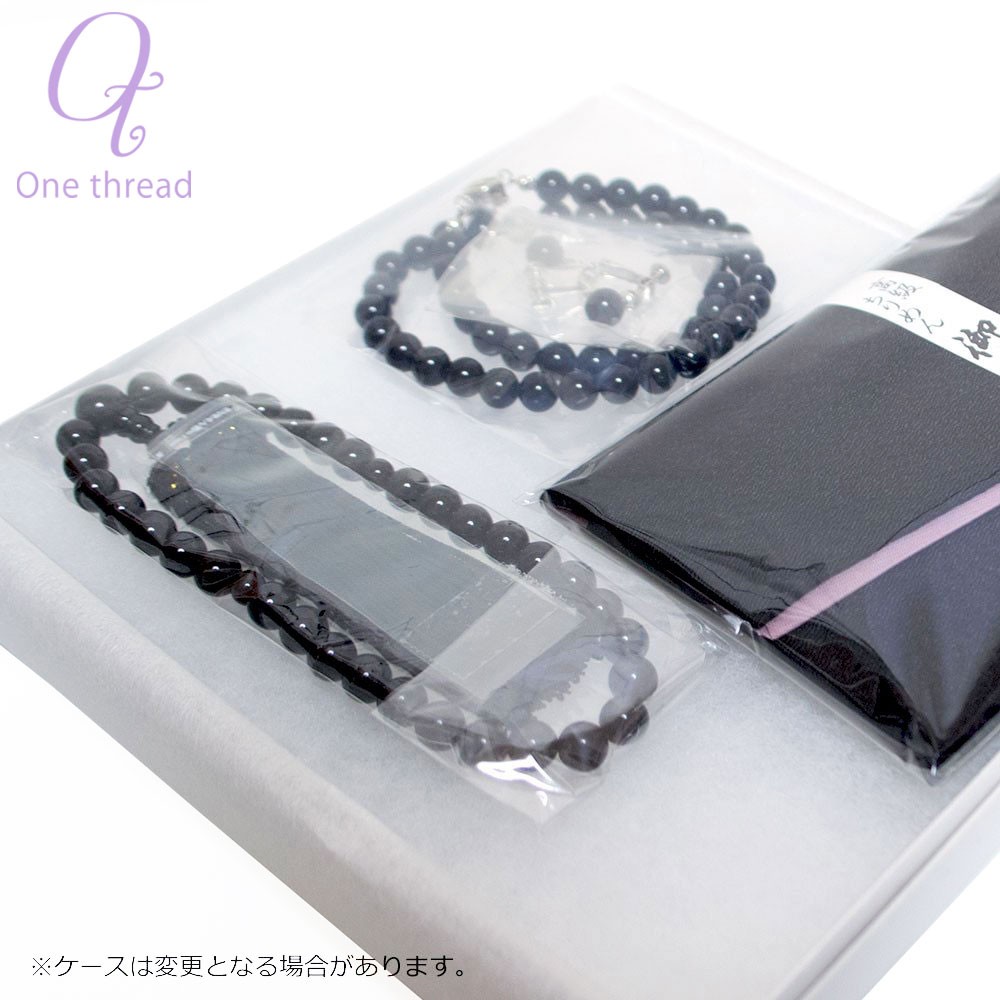 フォーマル ネックレス 4点セット お葬式 お通夜 告別式 オニキス