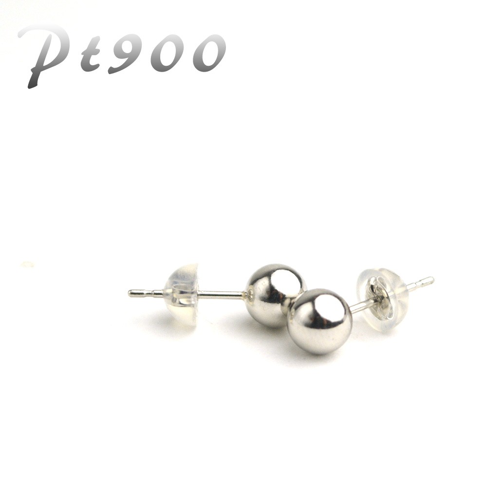 プラチナ ピアス Pt Pt900 丸玉 シンプルピアス 5mm 5ミリタイプ One 
