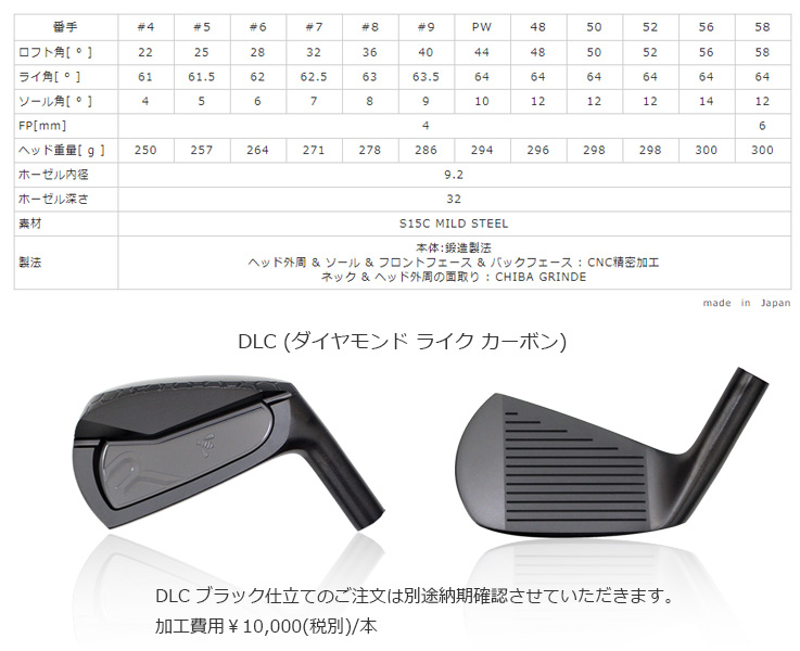 Roddio(ロッディオ) CC Forged アイアン+Roddio IR |  | 03